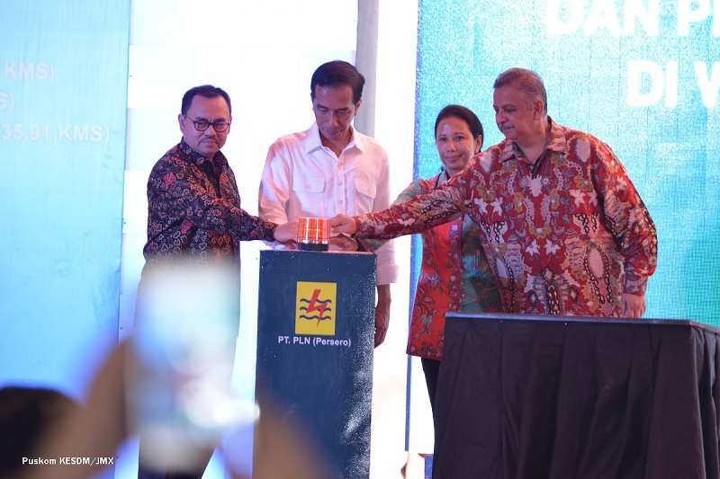 Ditandai Penekanan Tombol Sirene, Pembangunan PLTU Lontar Unit 4 Dimulai